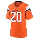 ＃20 Men's Jonah Coleman Orange Game Denver Broncos Jersey